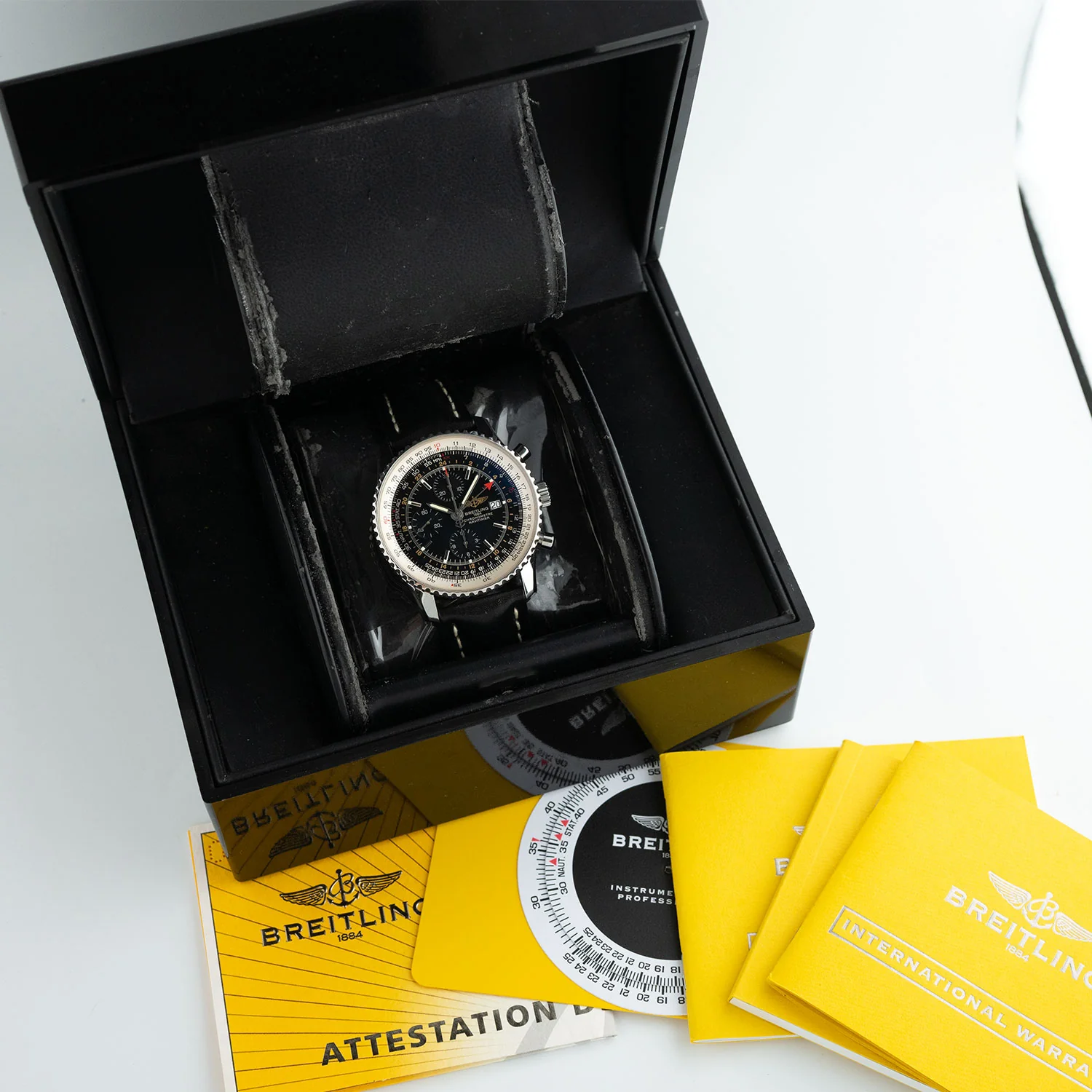 Navitimer World Black Dial 46mm 2012 - A24322 - Image 6