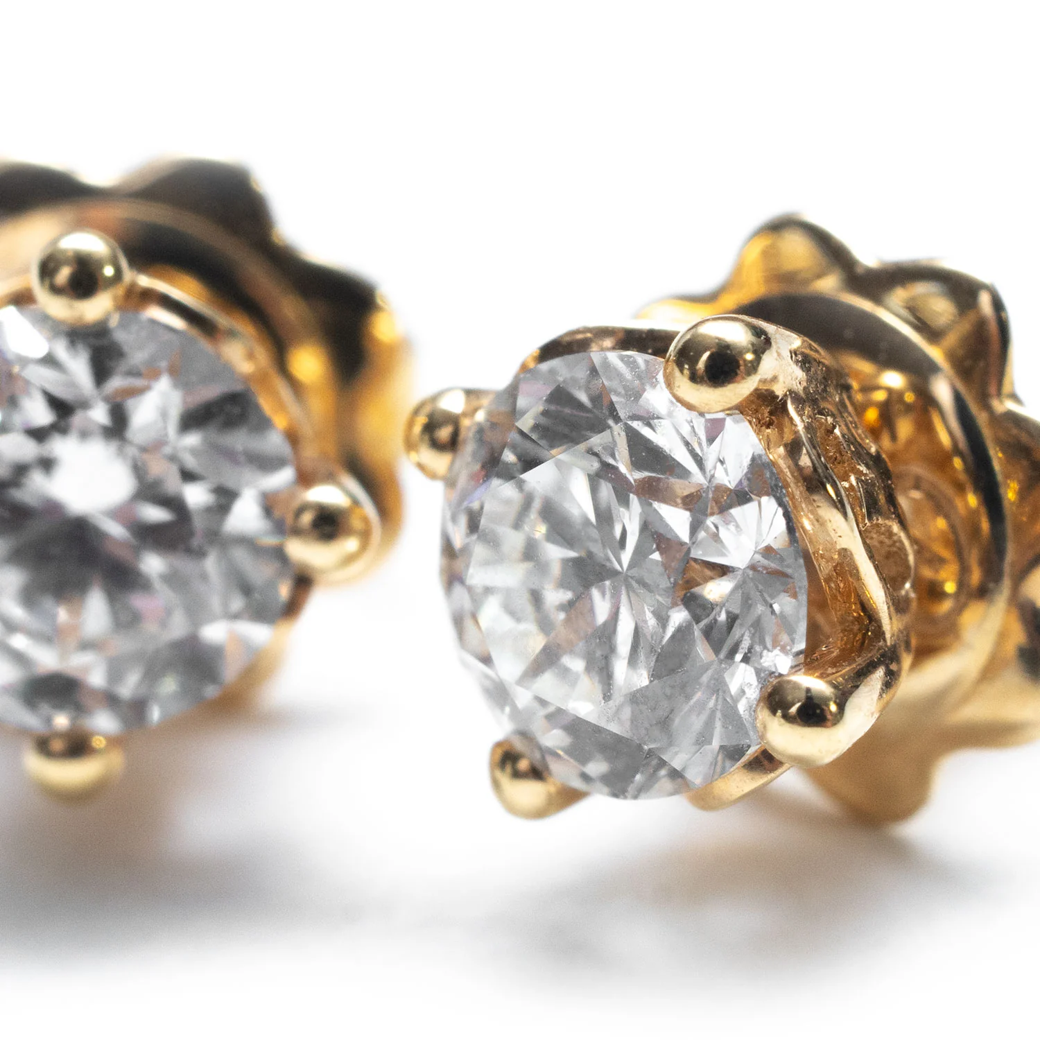 Ohrringe Rotgold Diamant TW VS1 2x0,50 ct - Image 2