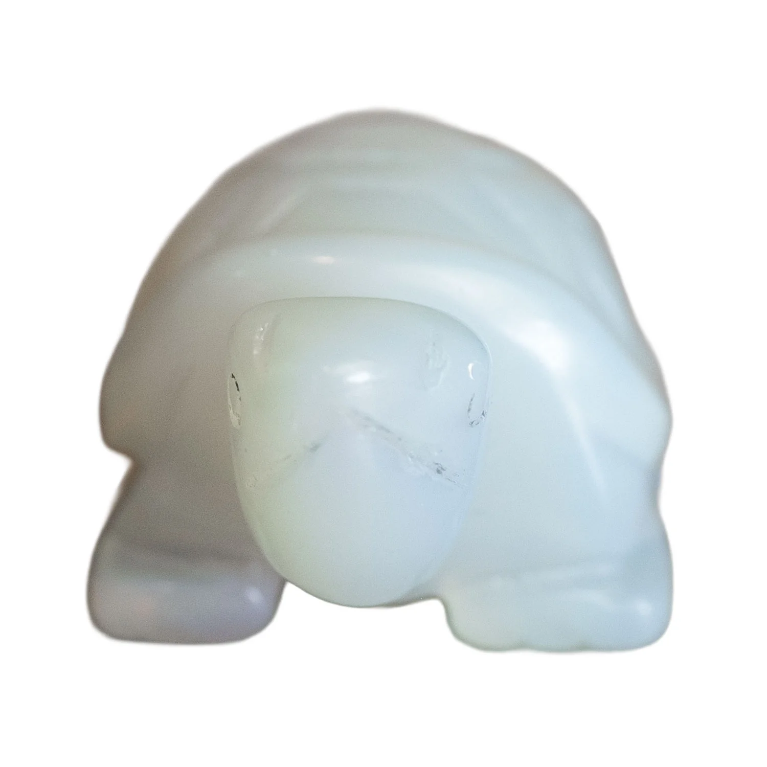 Opalite Moonstone Turtle 2" Carving - Image 2