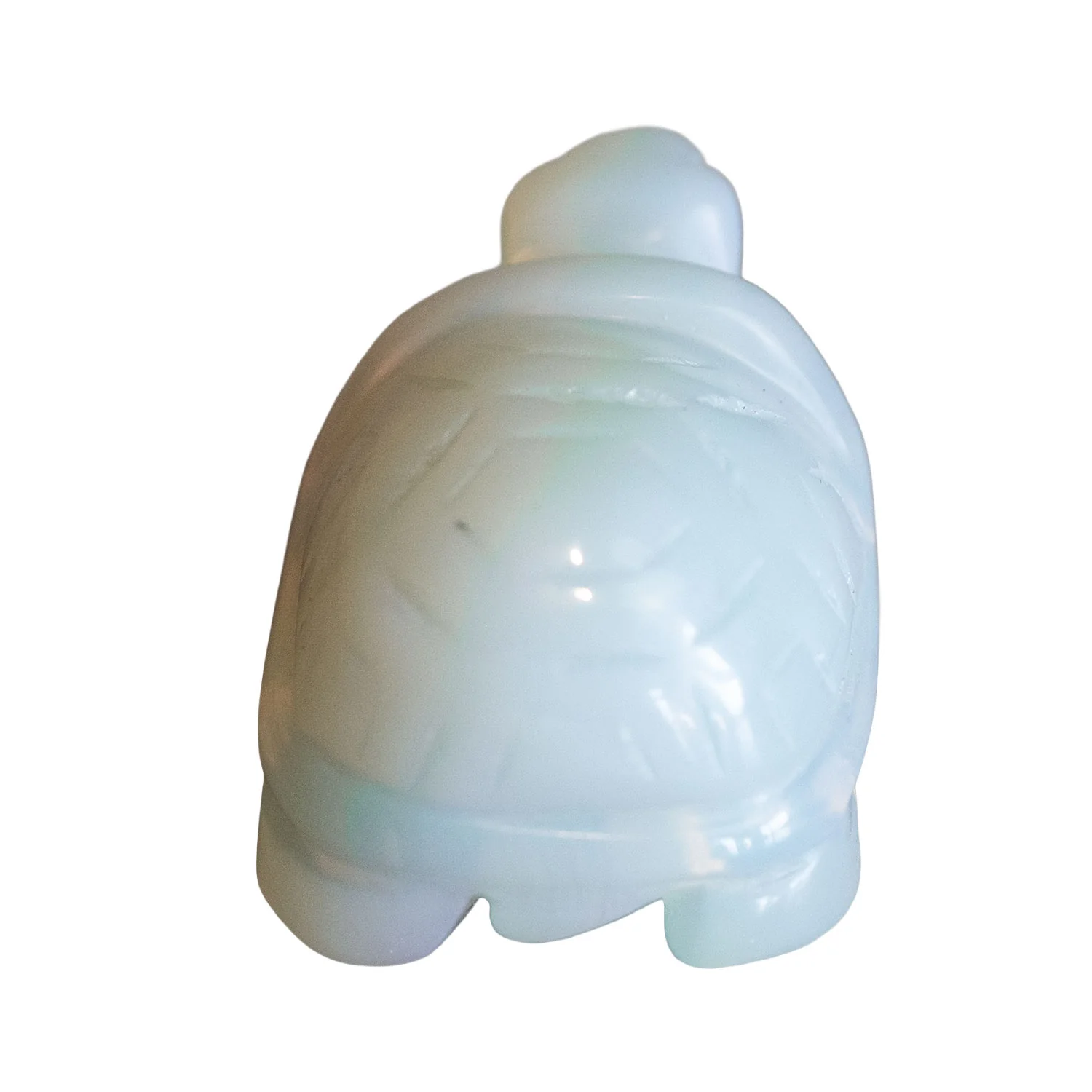 Opalite Moonstone Turtle 2" Carving - Image 4