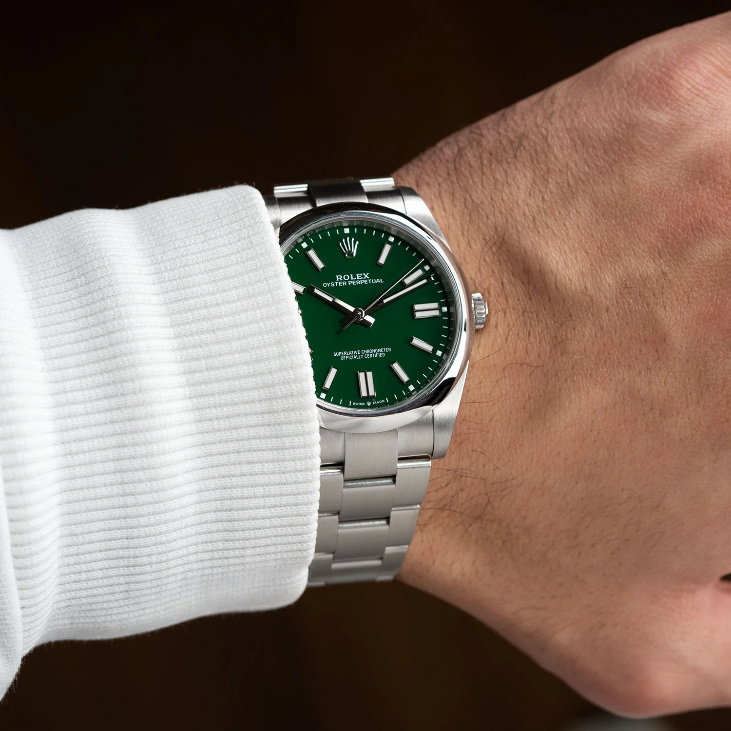 Oyster Perpetual 41mm Green Dial Unworn 2026 - 134300 - Image 4