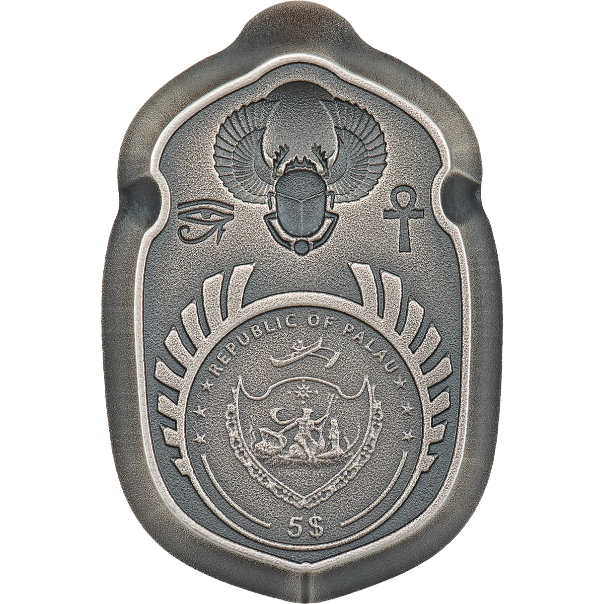 1 Unze Silber Palau - Scarab 2023 - Cheops 2022 (Auflage: 1500) - Image 3