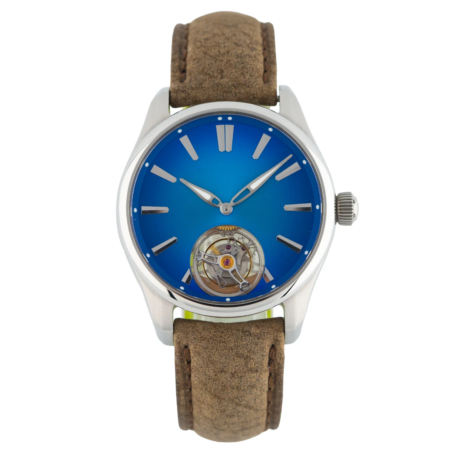 Pioneer Tourbillon Arctic Blue Dial - 3804-1208