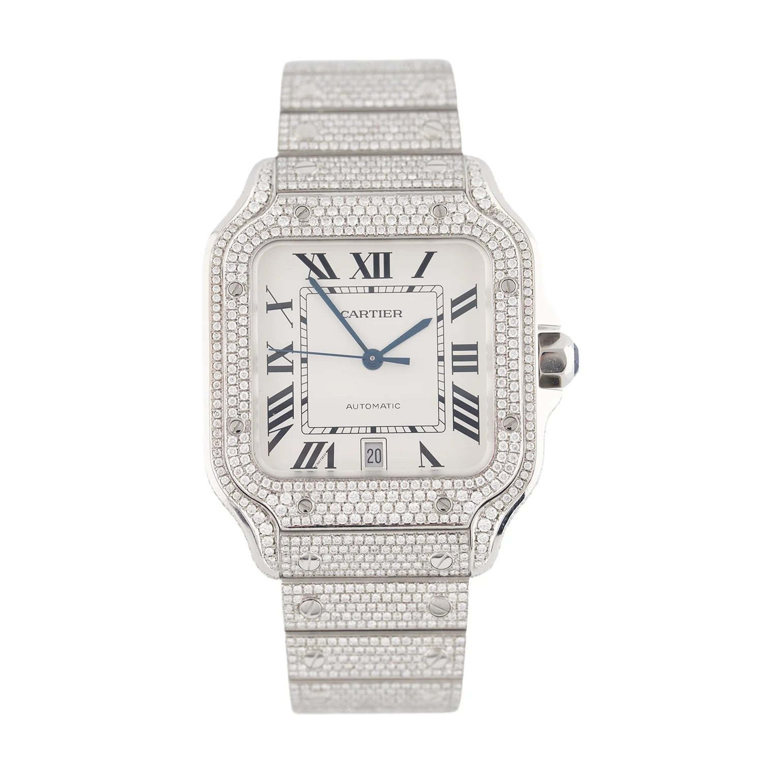 Santos Iced Out Diamond Setting Dial 2020 - WSSA0018