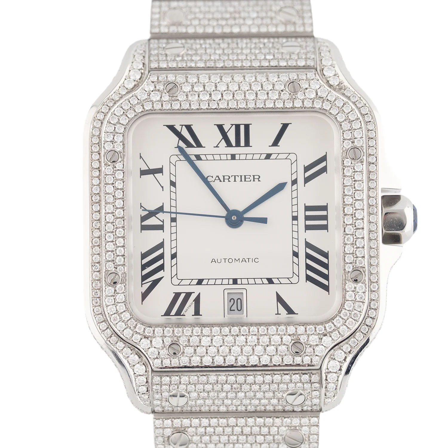 Santos Iced Out Diamond Setting Dial 2020 - WSSA0018 - Image 2