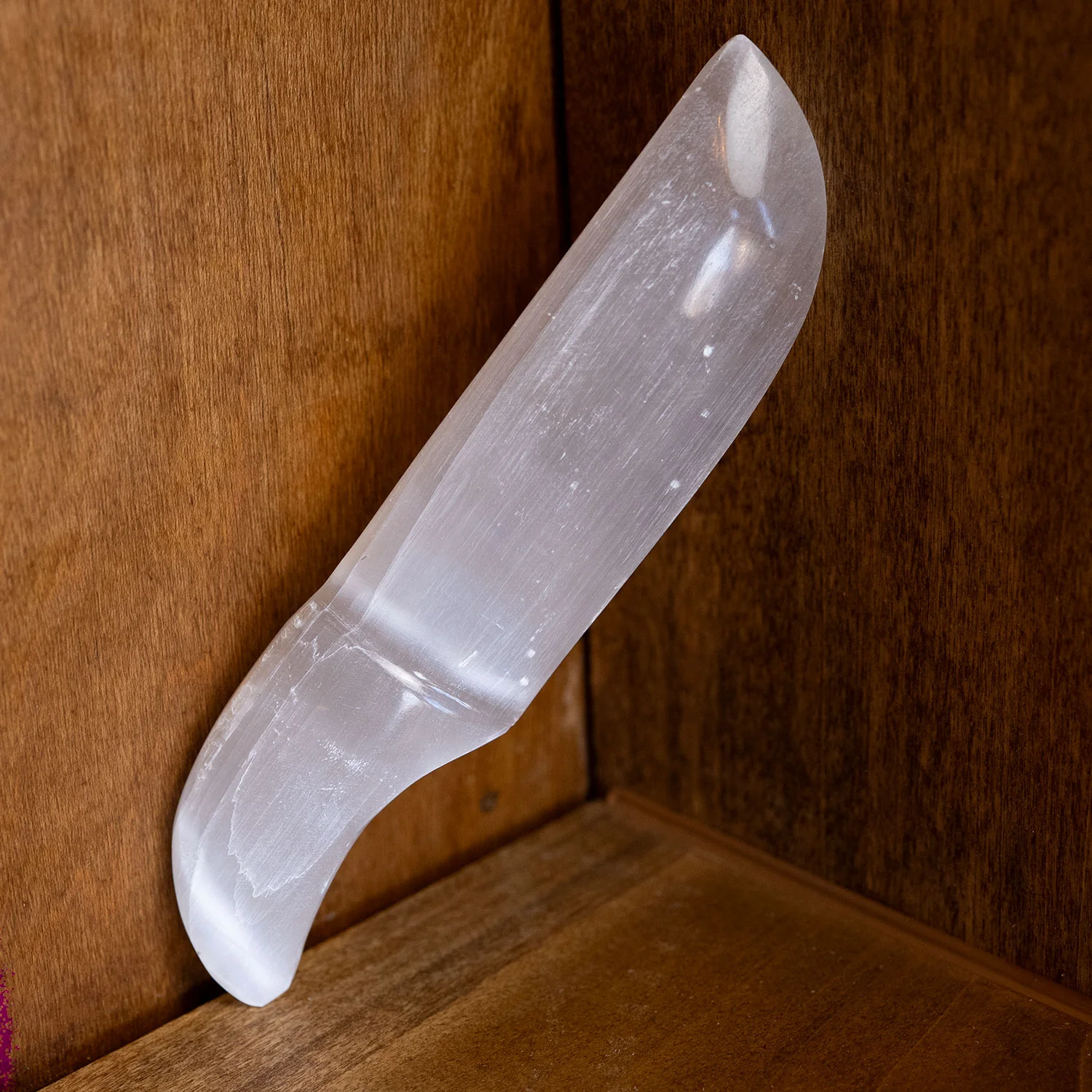 Selenite Dagger - 6 in - Image 3