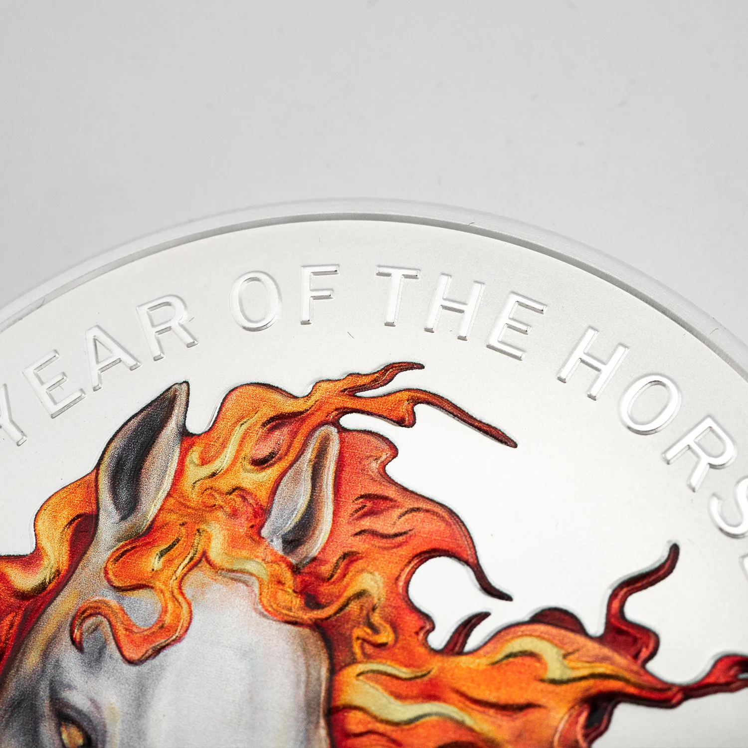 Silbermünze - 2026 Lunar Fire Horse - Coloriert - Image 5