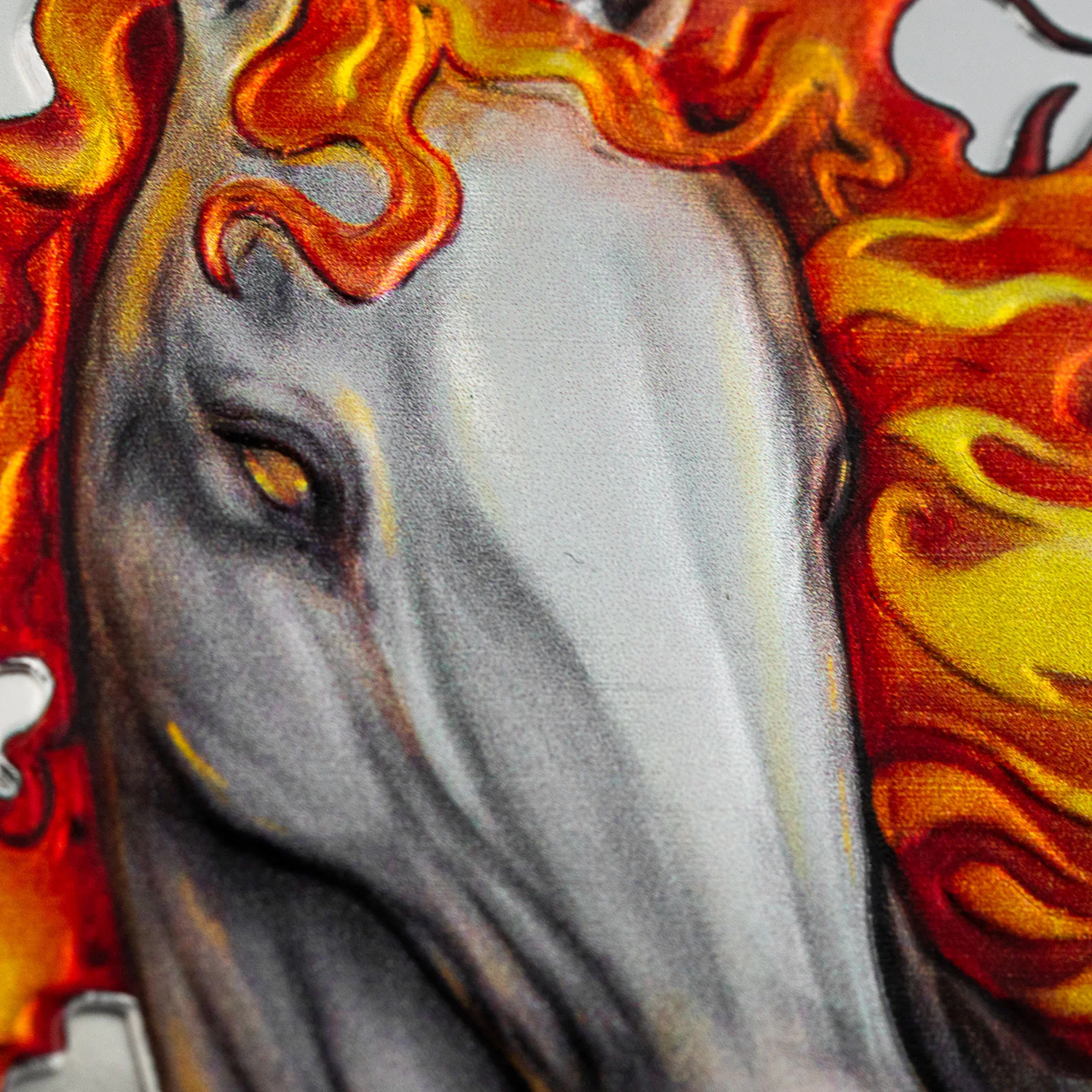 Silbermünze - 2026 Lunar Fire Horse - Coloriert - Image 6