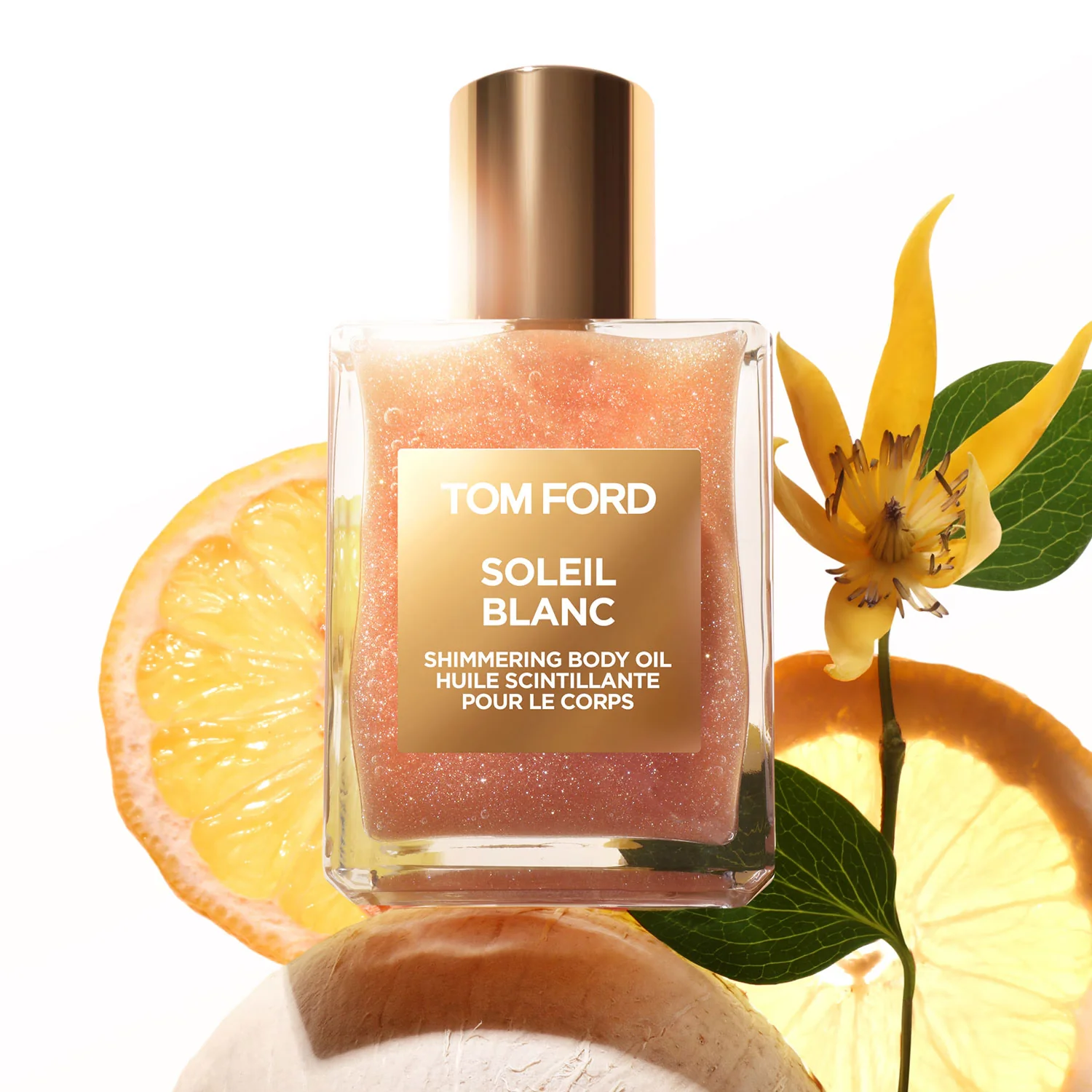 Soleil Blanc - Shimmering Body Oil 01 Gold - Image 2