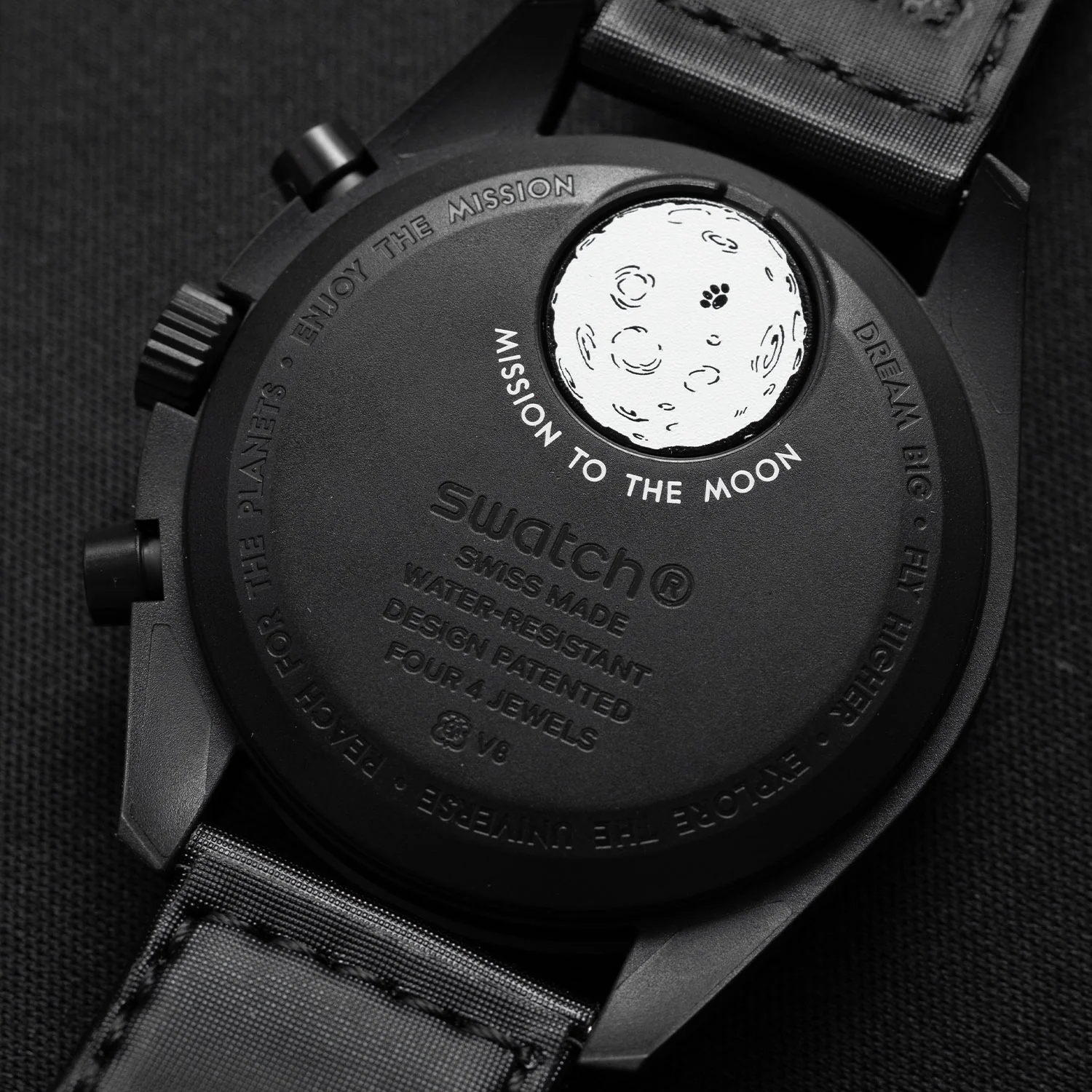 Swatch X Omega Moonswatch - Snoopy Black - Image 8