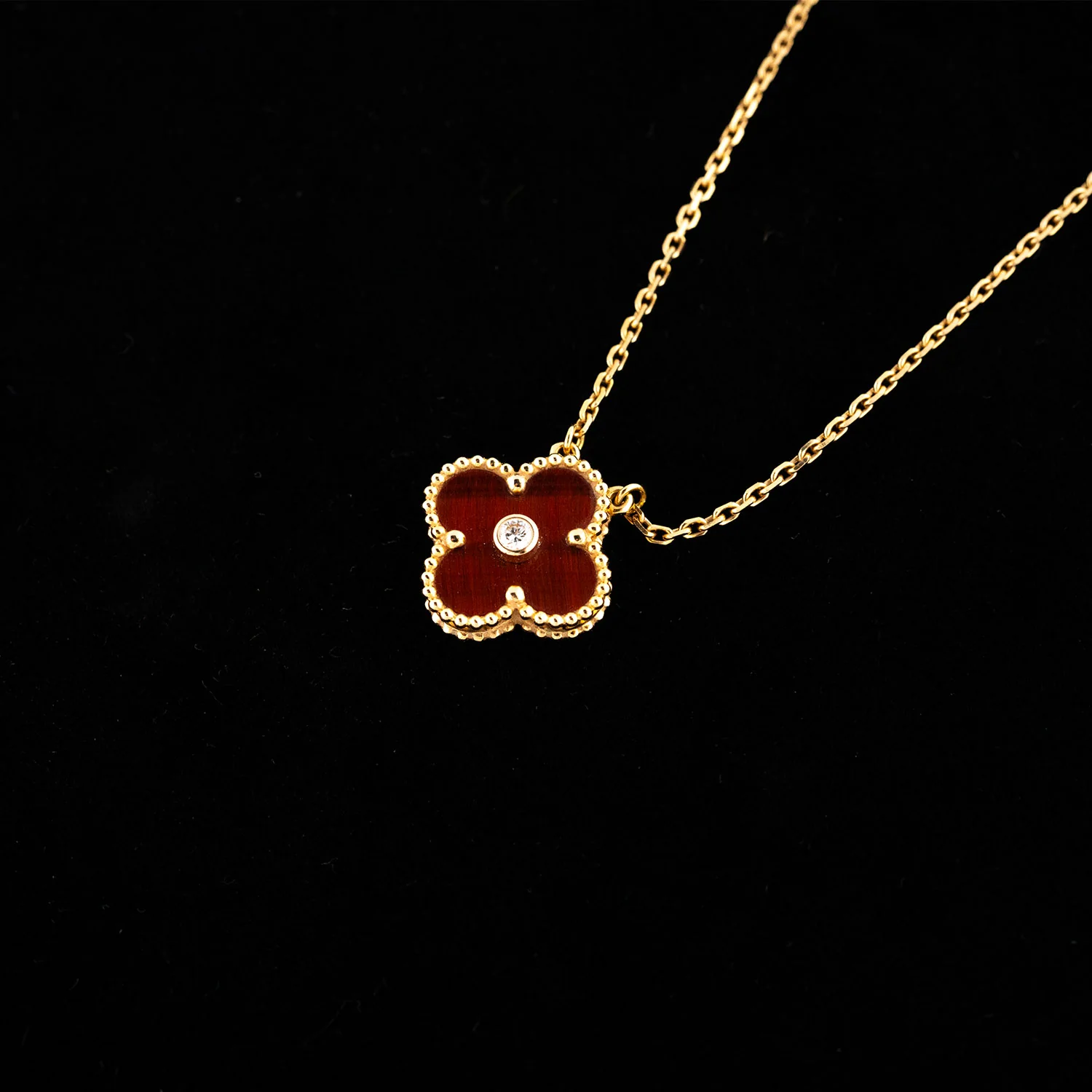 Vintage Alhambra Pendant Necklace 1PD Christmas Limited Edition Bull´s Eye - Image 2