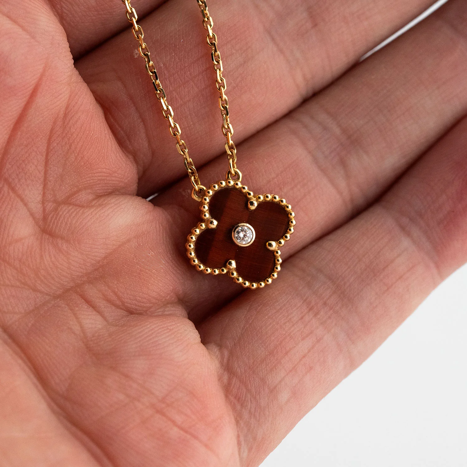 Vintage Alhambra Pendant Necklace 1PD Christmas Limited Edition Bull´s Eye - Image 4