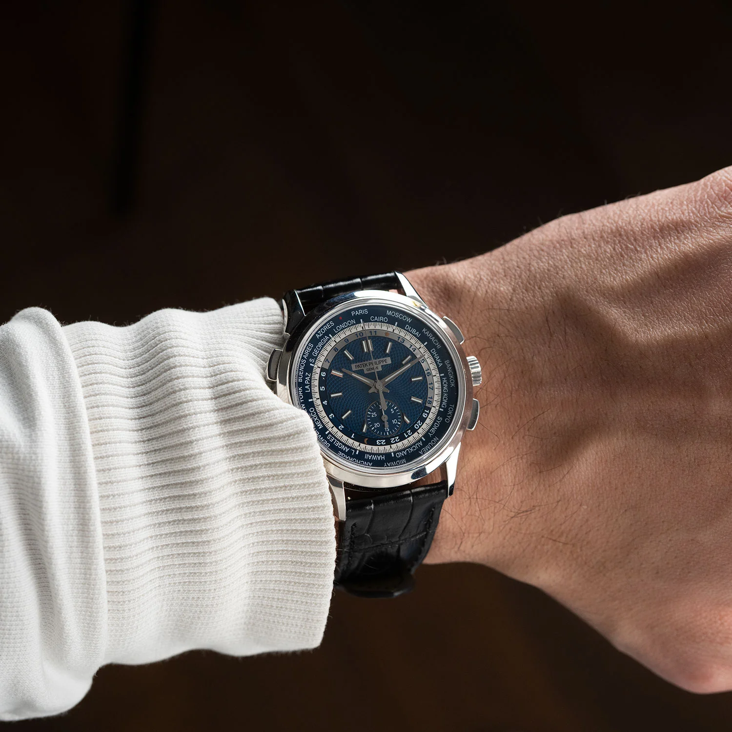 World Time Chronograph Whitegold 2018 - 5930G-001 - Image 7